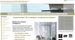 Desktop Screenshot of lamellen-gordijnen.nl